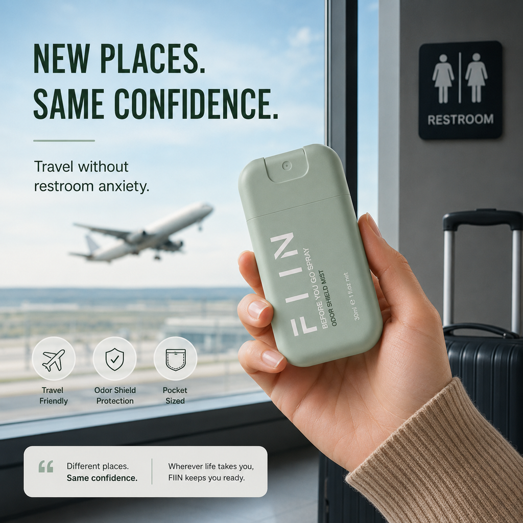 FIIN Before You Go Spray — Sage Green (30ml) | Odor Shield Mist