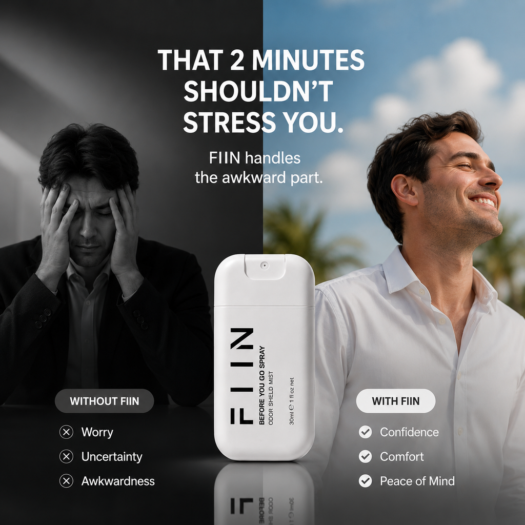 FIIN Before You Go Spray — White (30ml) | Odor Shield Mist